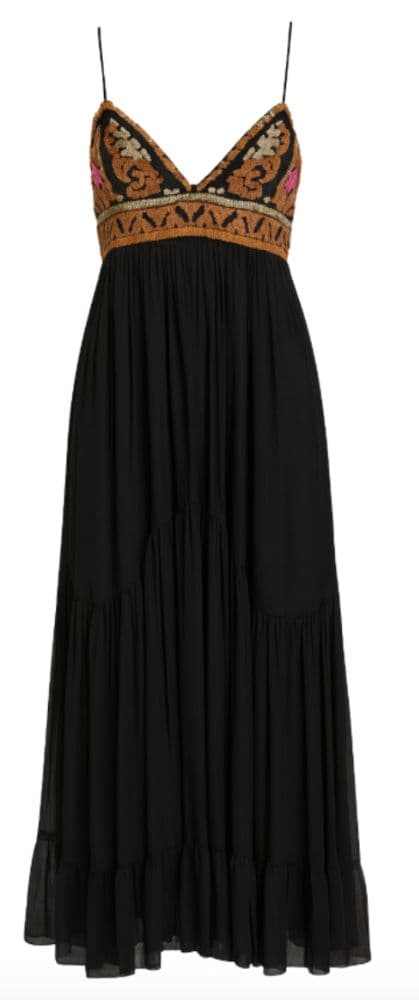 Vintage Emilio Pucci Embroidered Maxi - Image 1
