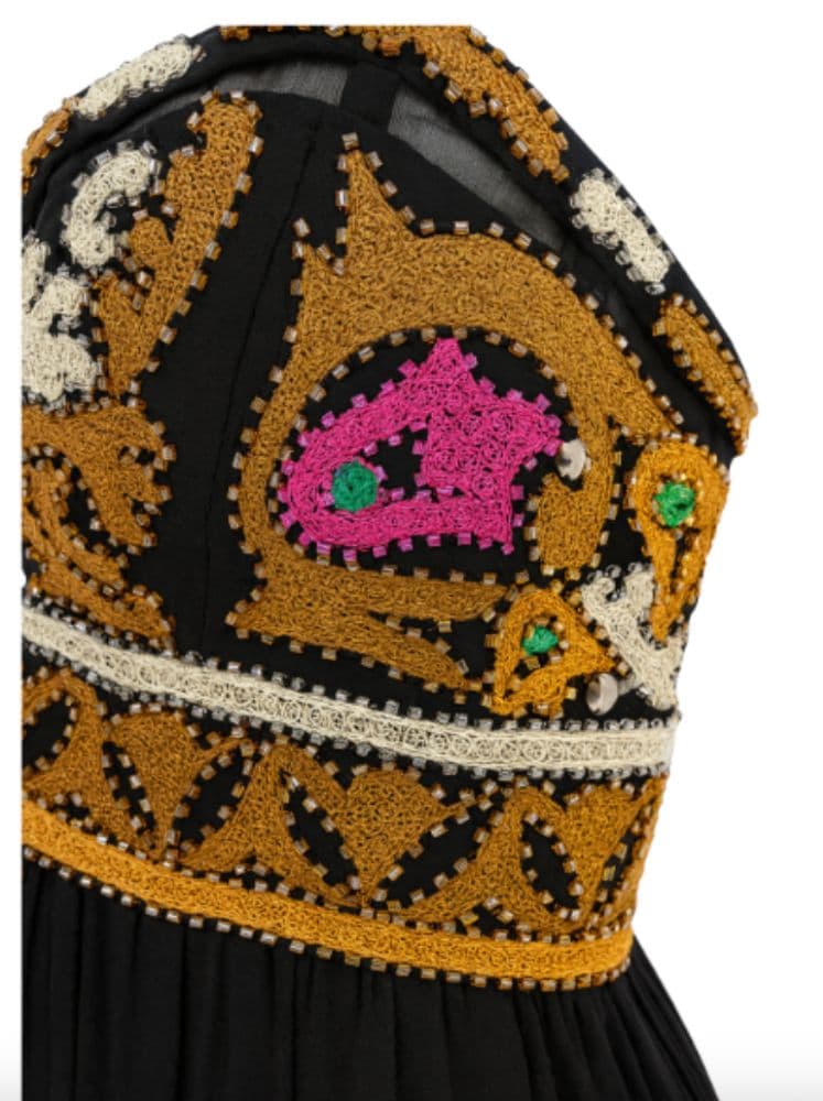 Vintage Emilio Pucci Embroidered Maxi - Image 4