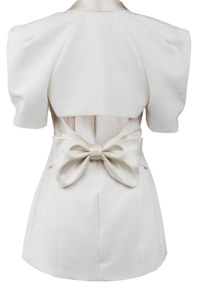 White Blazer Dress - Image 3