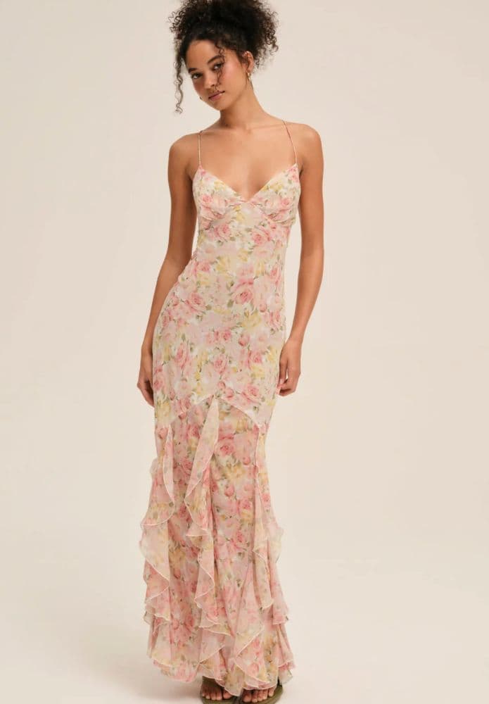 For Love & Lemons Floral Dress - Image 1