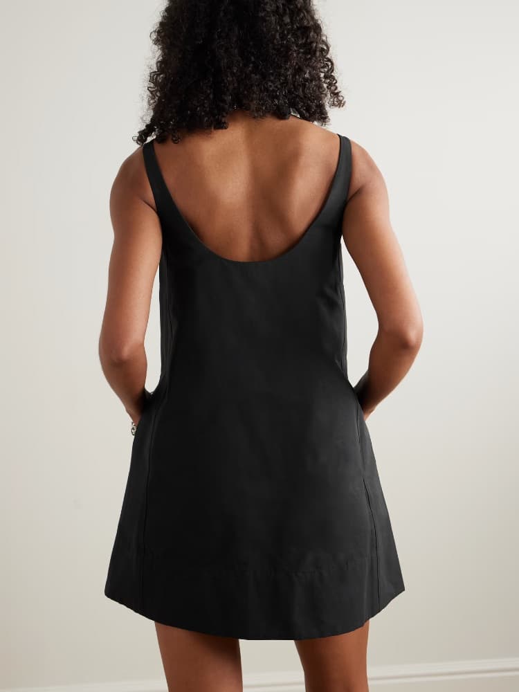 STAUD Glade buckled cotton-blend mini dress - Image 2