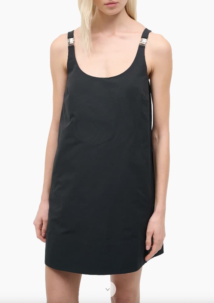 STAUD Glade buckled cotton-blend mini dress - Image 5