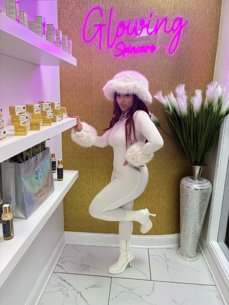 Faux Fur Jumpsuit Set - Image 2