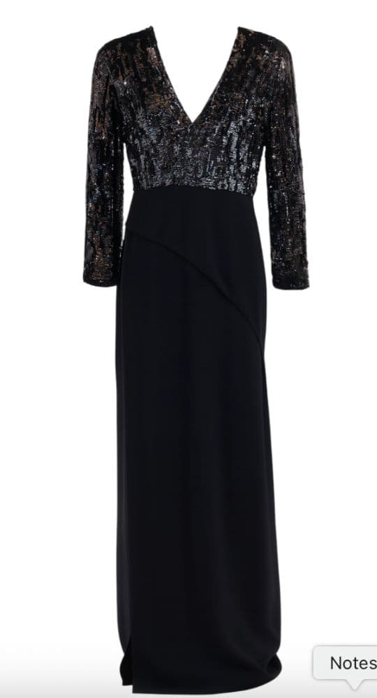 Elie Saab Sequined V-neck Gown - Image 2
