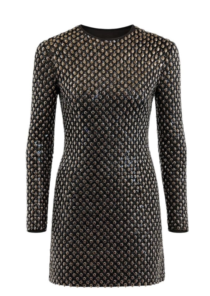 Rubin Singer Beaded Embellished Mini Dress - Image 3