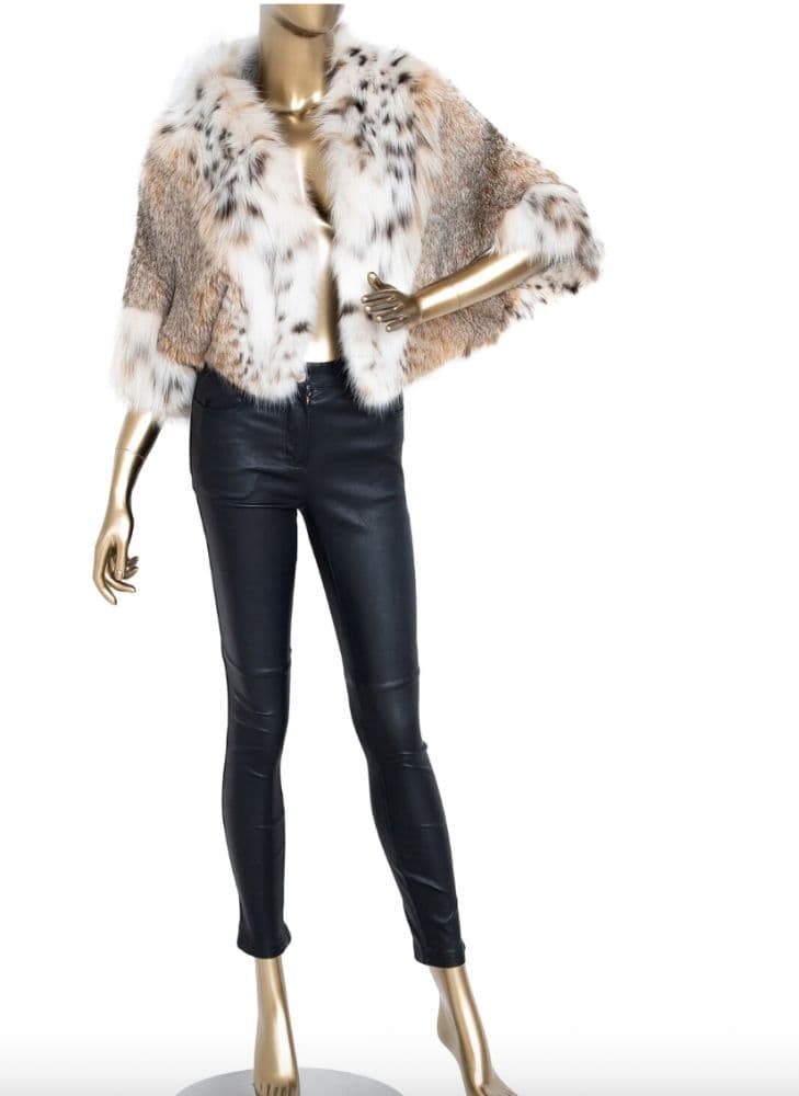 Oscar De La Renta Lynx Fur Shall - Image 2
