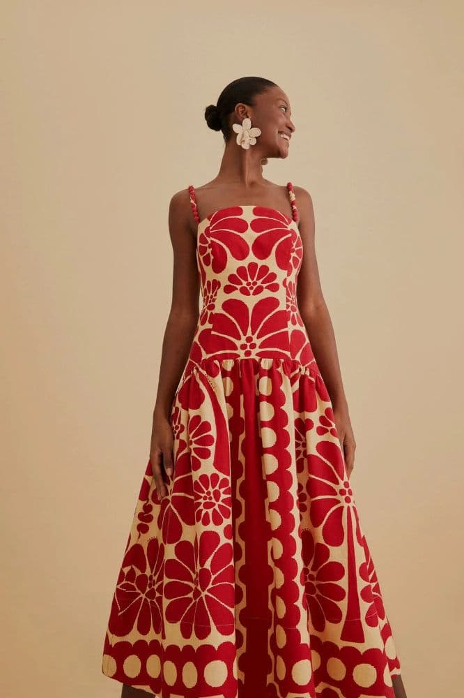 Farm Rio Wedding Guest Dress - Image 1