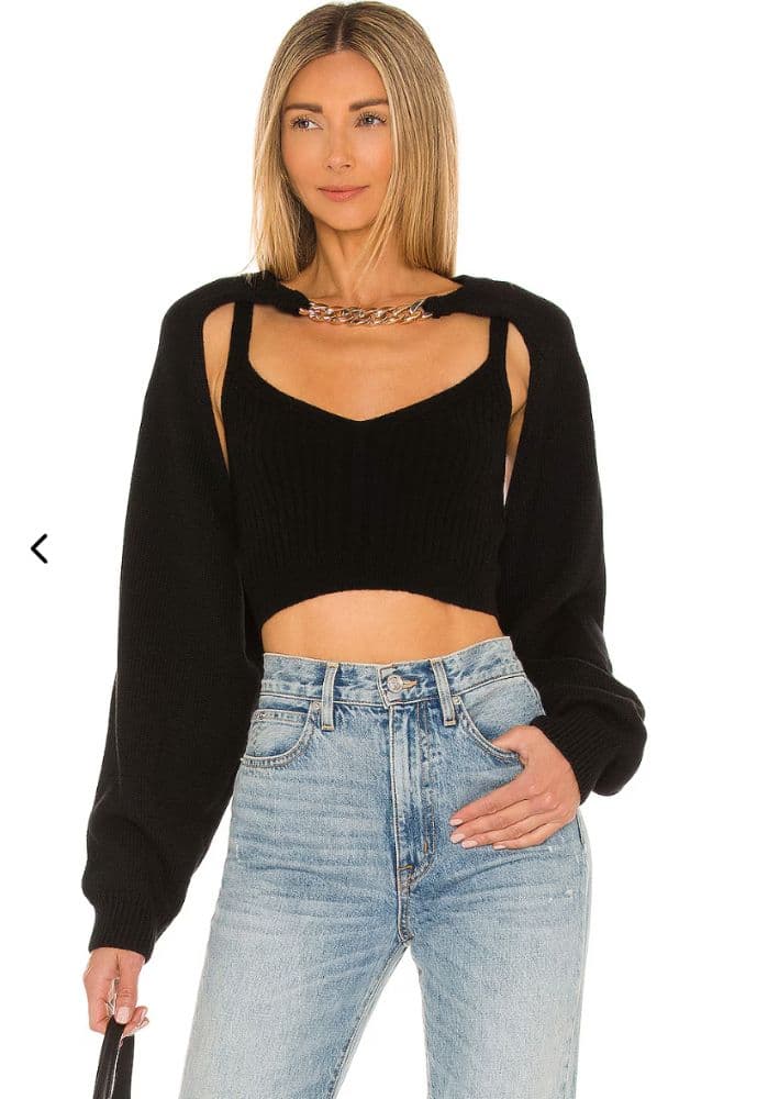 Bubish x Revolve knit Bolero / Shrug - Image 1