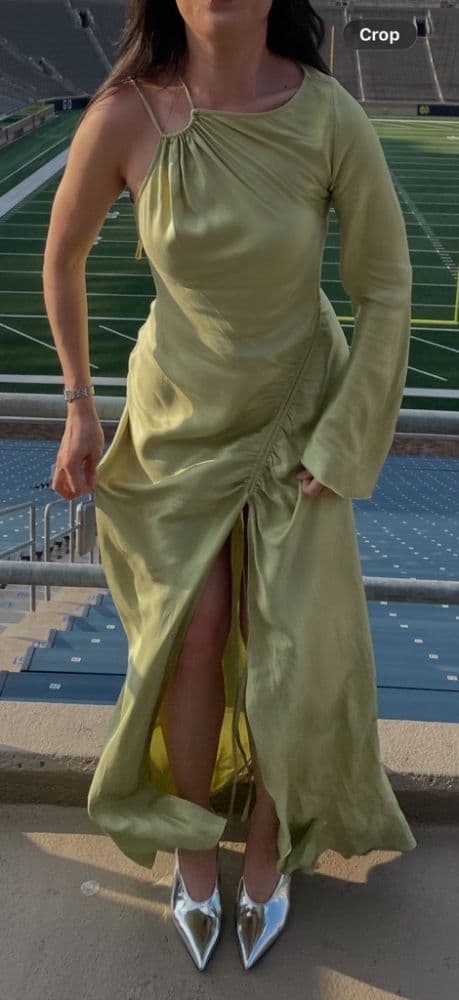 Bec & Bridge Green Asymmetrical Dress - Image 1
