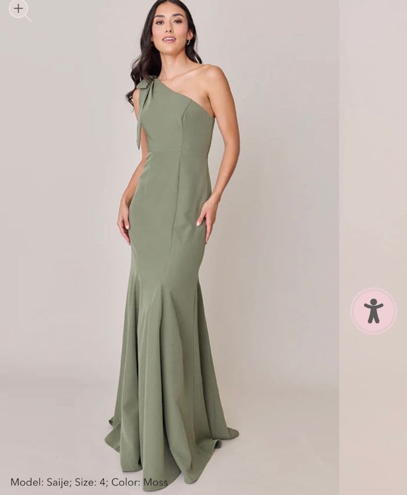 Light Blue – Long Wedding Dress - Image 4