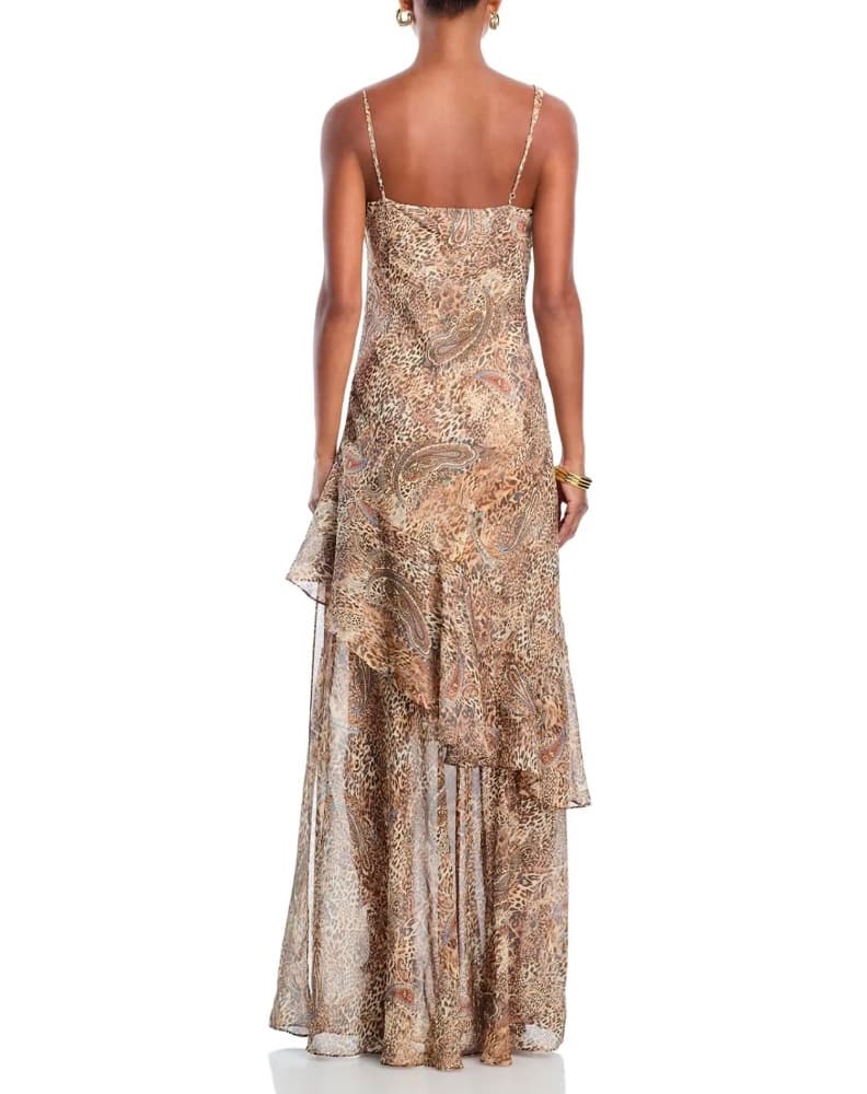 L'AGENCE  Viola Cowl Neck Silk Gown - Image 2