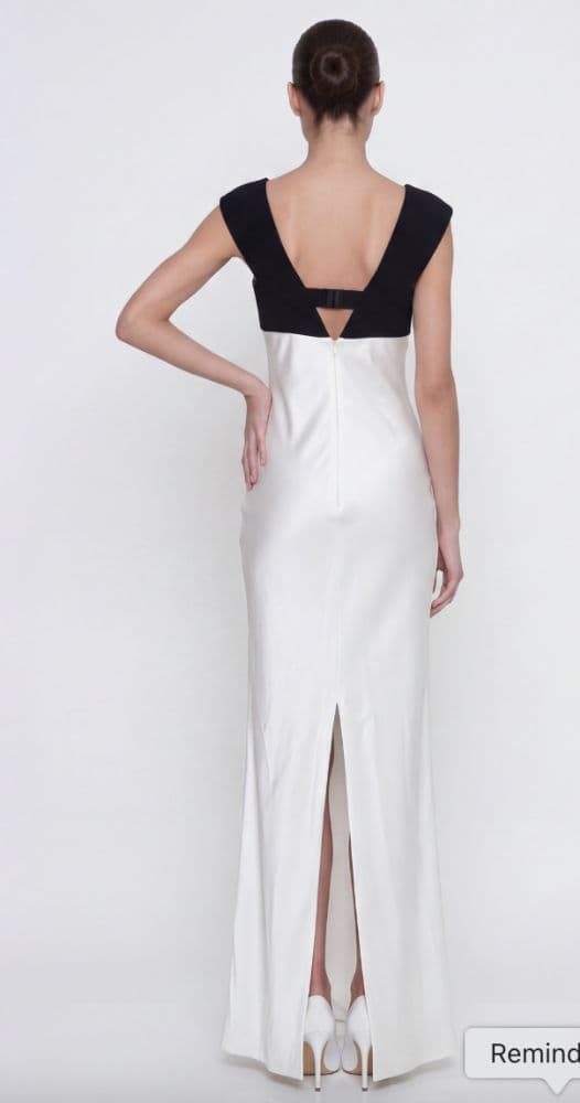 Brandon Maxwell Silk Maxi Dress - Image 4