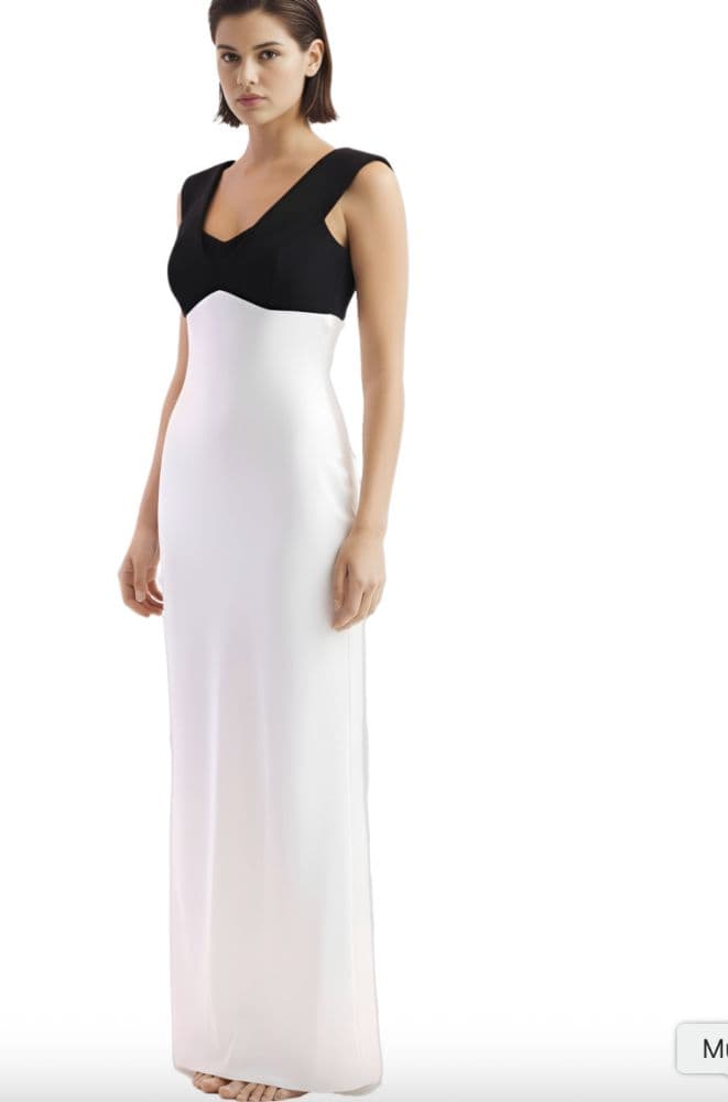 Brandon Maxwell Silk Maxi Dress - Image 2