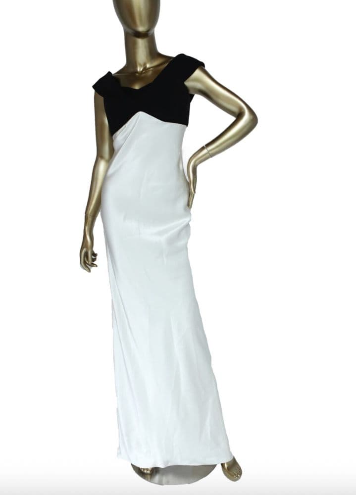 Brandon Maxwell Silk Maxi Dress - Image 1