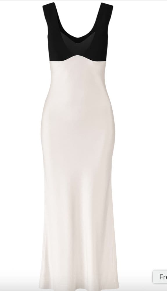 Brandon Maxwell Silk Maxi Dress - Image 3