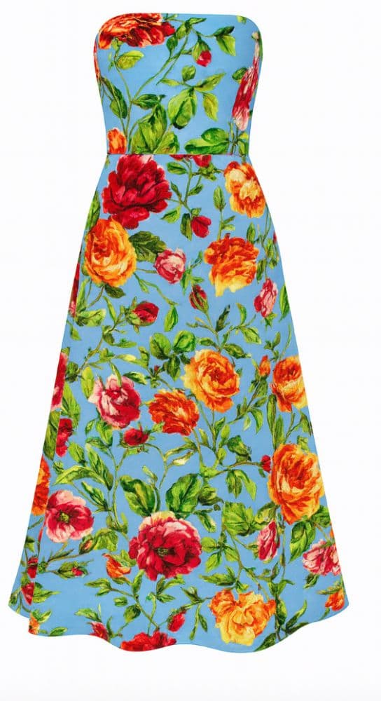 Carolina Herrera Floral-print Faille Gown - Image 1