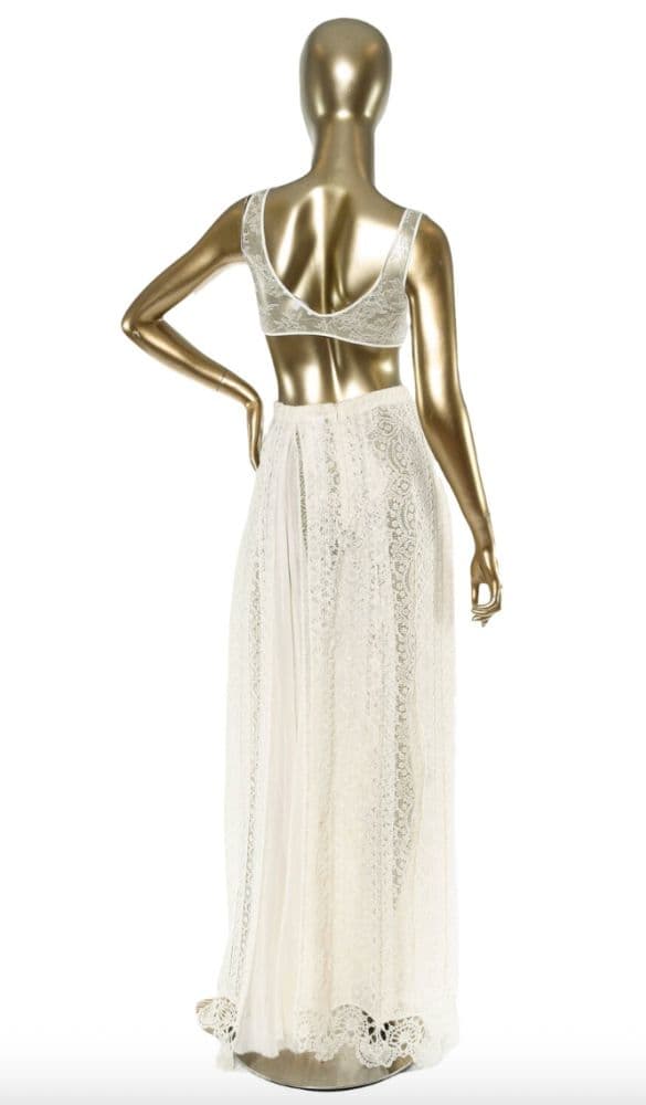 Ermanno Scervino Sheer Lace Skirt & Bralette Set - Image 4