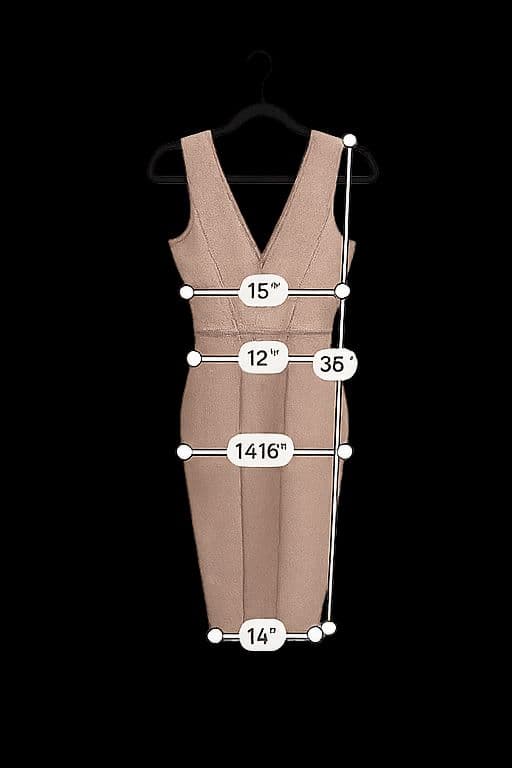 BCBGMaxazria Form Fitting Gold Shimmer Dress - Image 5