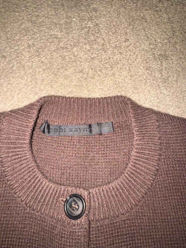 Jenni Kayne Cooper Cardigan Chocolate S - Image 2