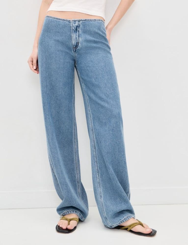 Still Here Sport Jean (24) - Jeans in Blue Denim Straight Leg Low Rise - Image 5