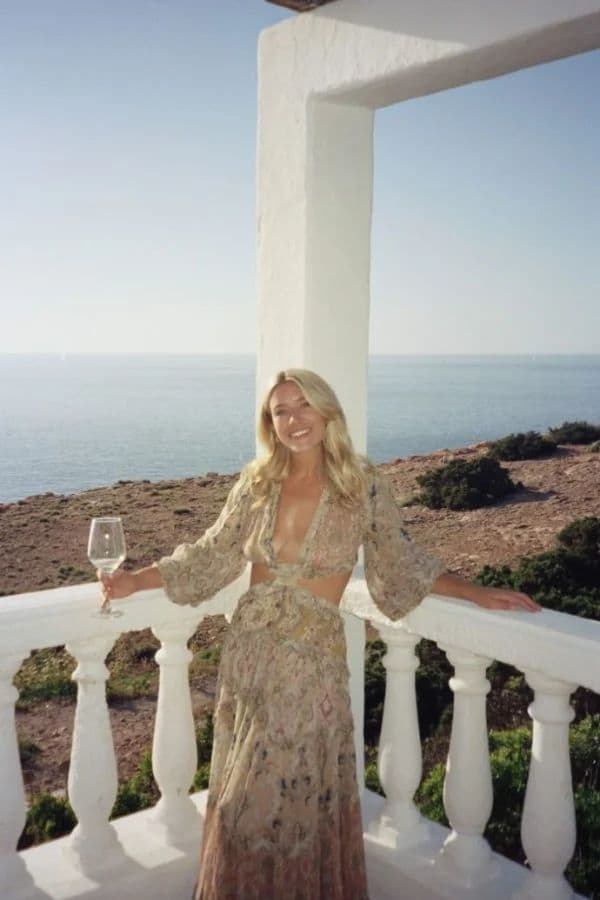 NWT Zimmermann Freja Paisley Cut-Out Dress - Image 2