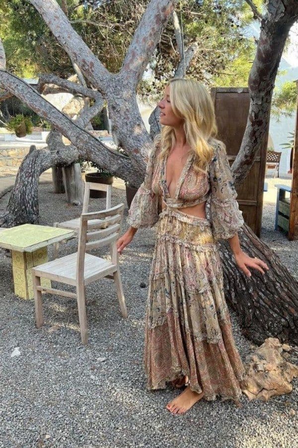 NWT Zimmermann Freja Paisley Cut-Out Dress - Image 1