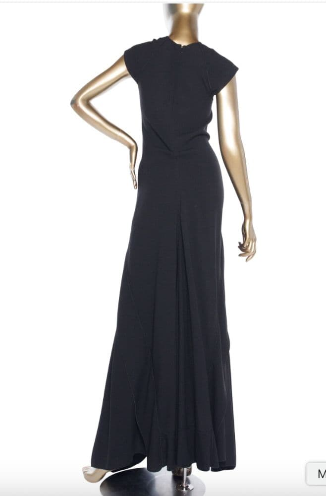 Proenza Schouler Surplice Crepe Dress - Image 4