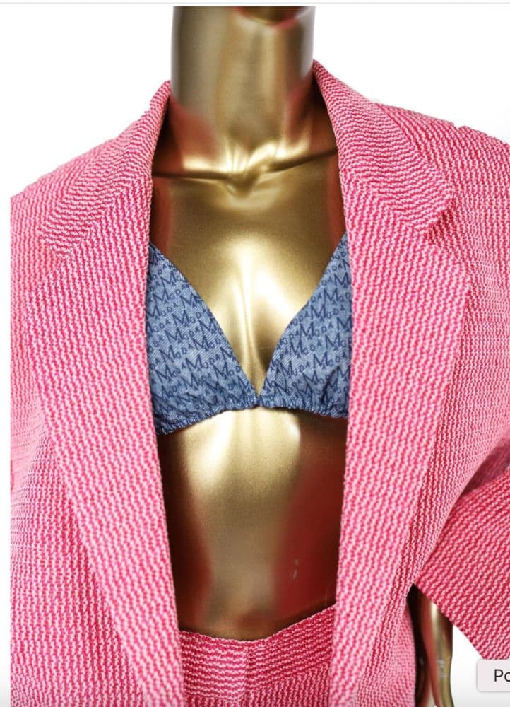 Magda Butrym Tailored Oversized Handwoven Blazer - Image 3