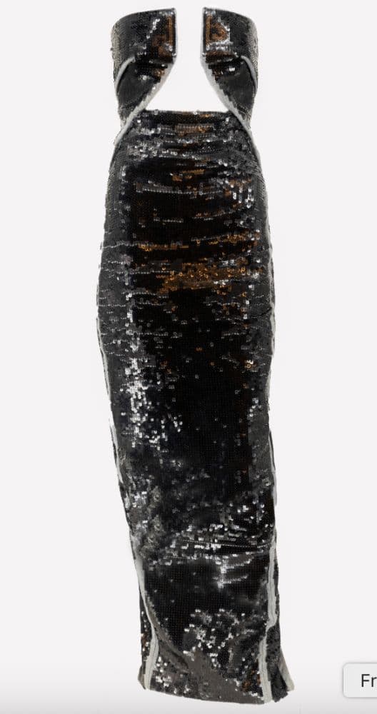 Rick Owens Sequin Prong Dress Fw 2023 - Image 4