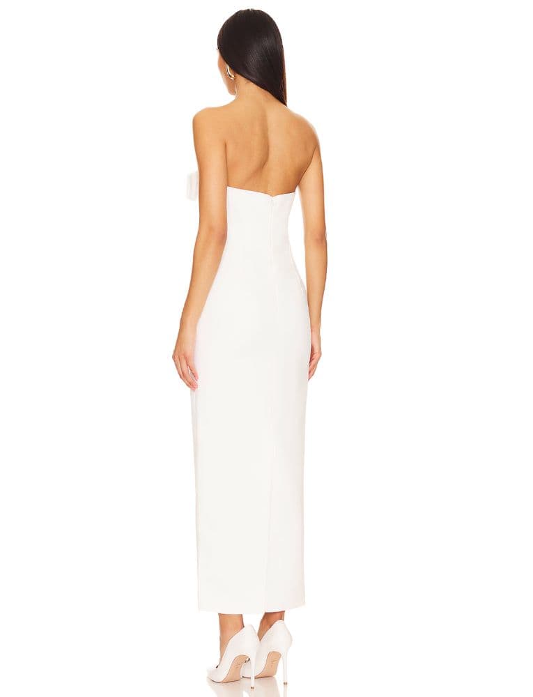 The New Arrivals by Ilkyaz Ozel Elea White Dress - Image 3