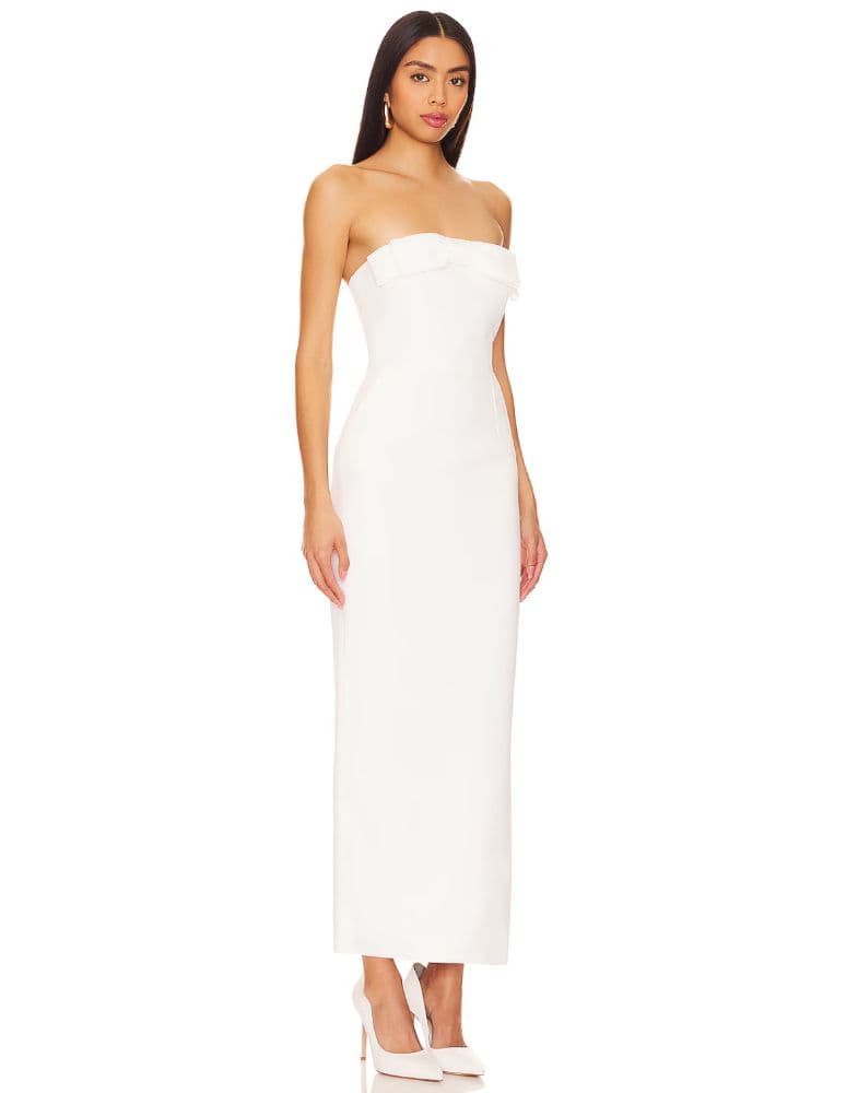 The New Arrivals by Ilkyaz Ozel Elea White Dress - Image 2