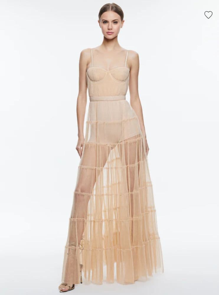 DEENA PLEATED MAXI DRESS WITH HOT PANT - Image 6