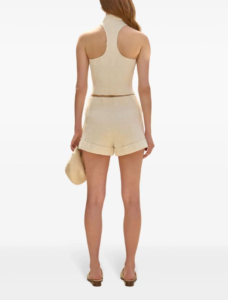 Olga Minishorts In Neutrals - Image 3