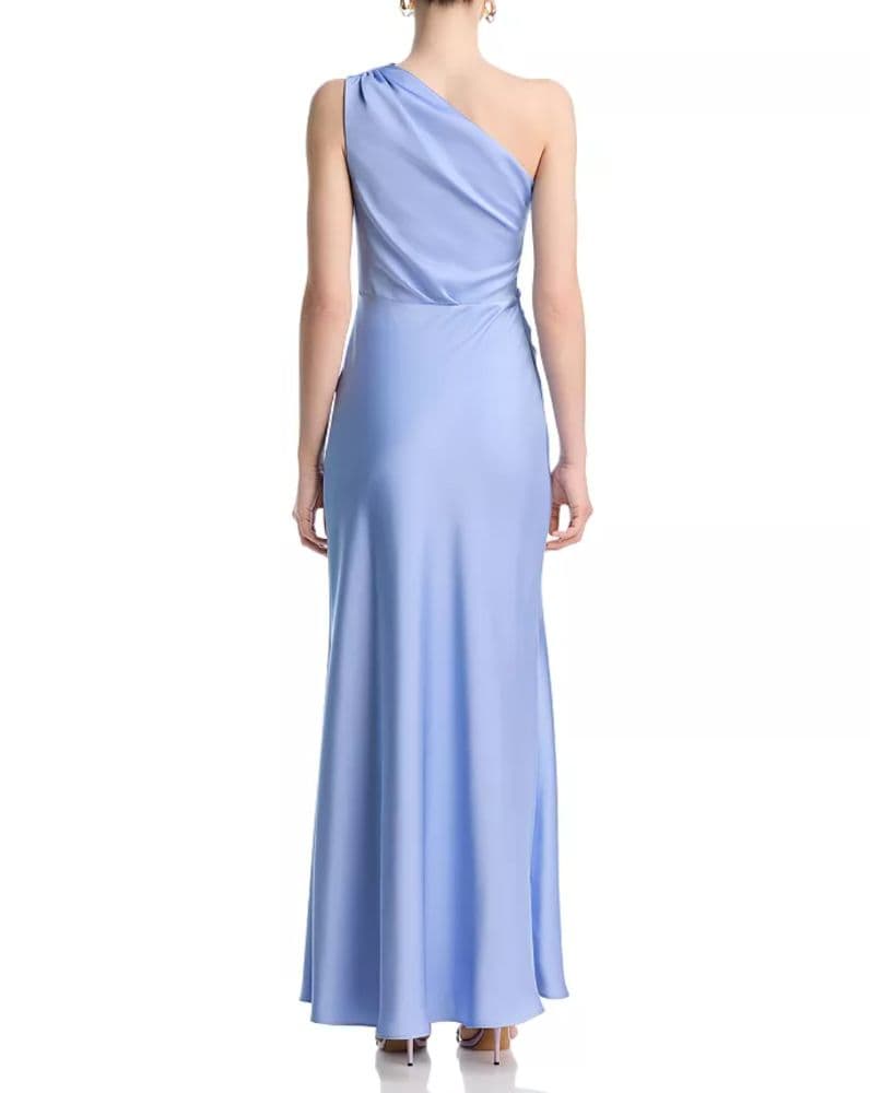 Periwinkle One-Shoulder Dress - Image 2
