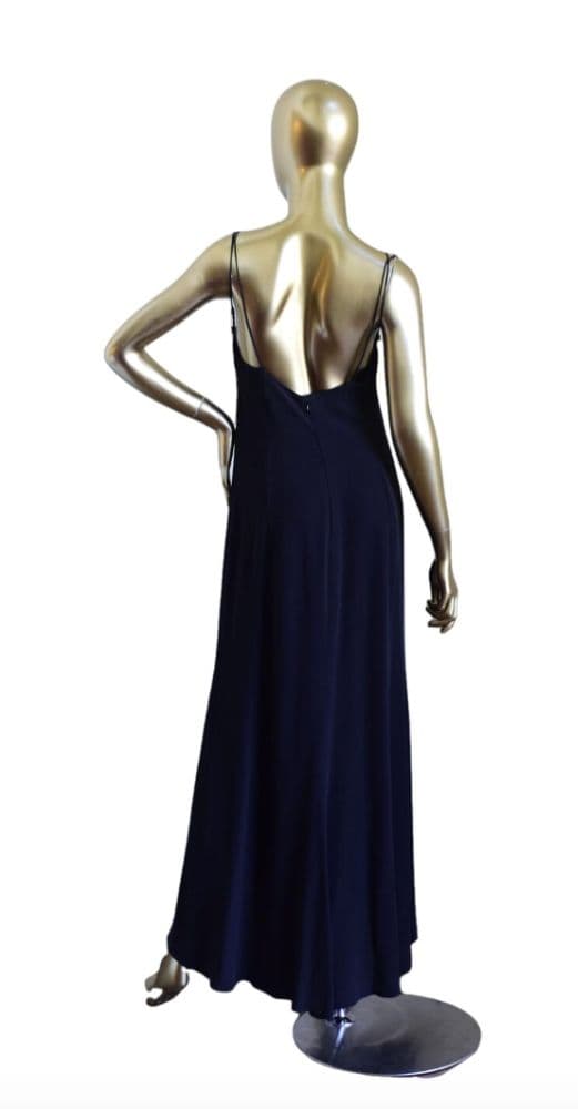 Valentino Slip Dress With Sheer Sequin Panels - Image 5