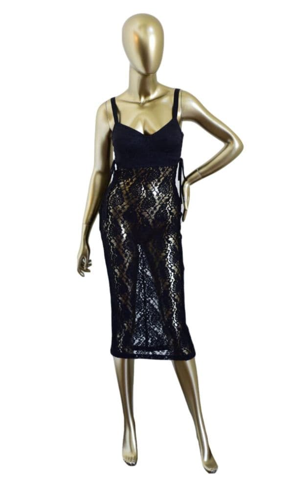 Dolce & Gabbana Lace Bustier Dress - Image 1