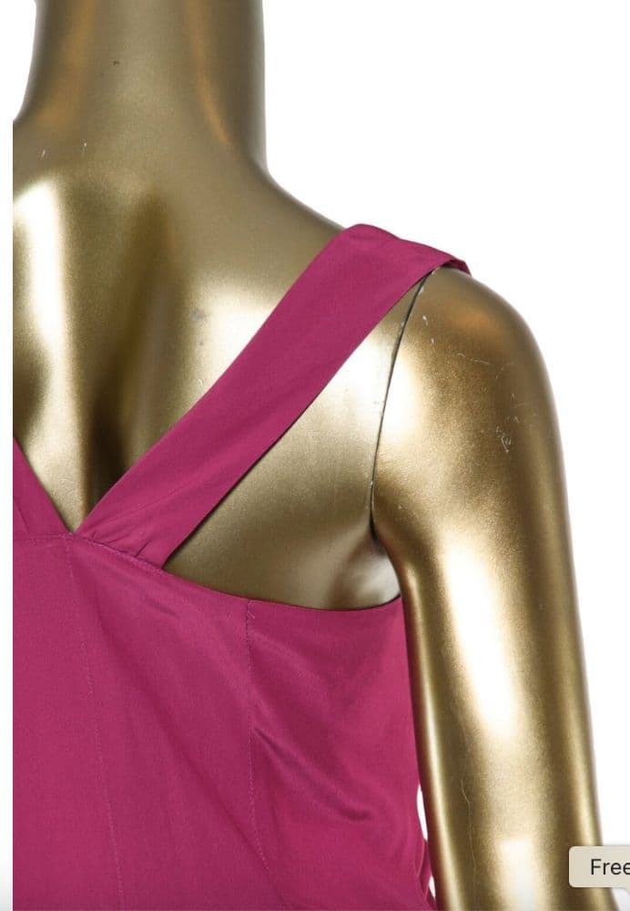 Versace Sweetheart Neckline Midi Dress - Image 5