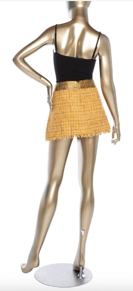 Chanel 2010 Cruise Embellished Tweed Skirt - Image 2