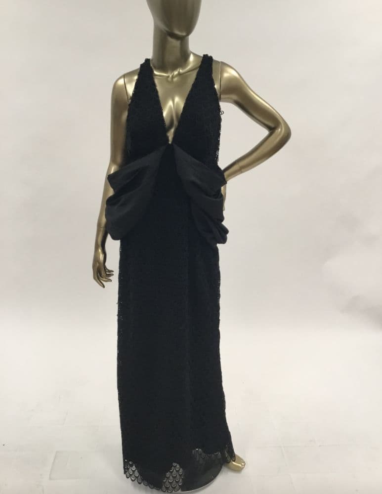 Aliette Sleeveless Eyelet Detail Gown - Image 1