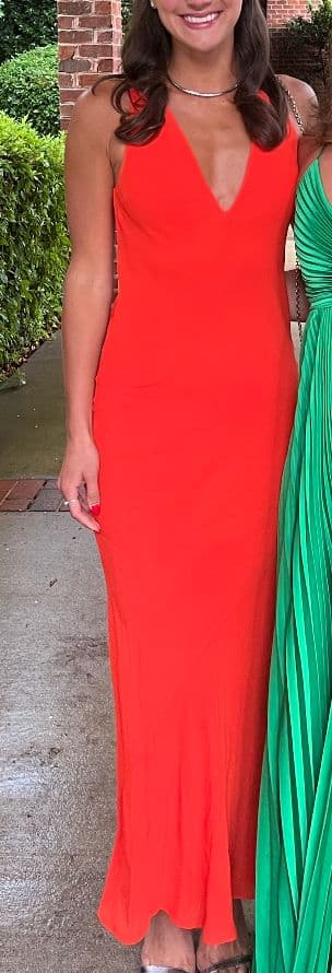 Reformation Siana Dress (red/orange) - Image 5