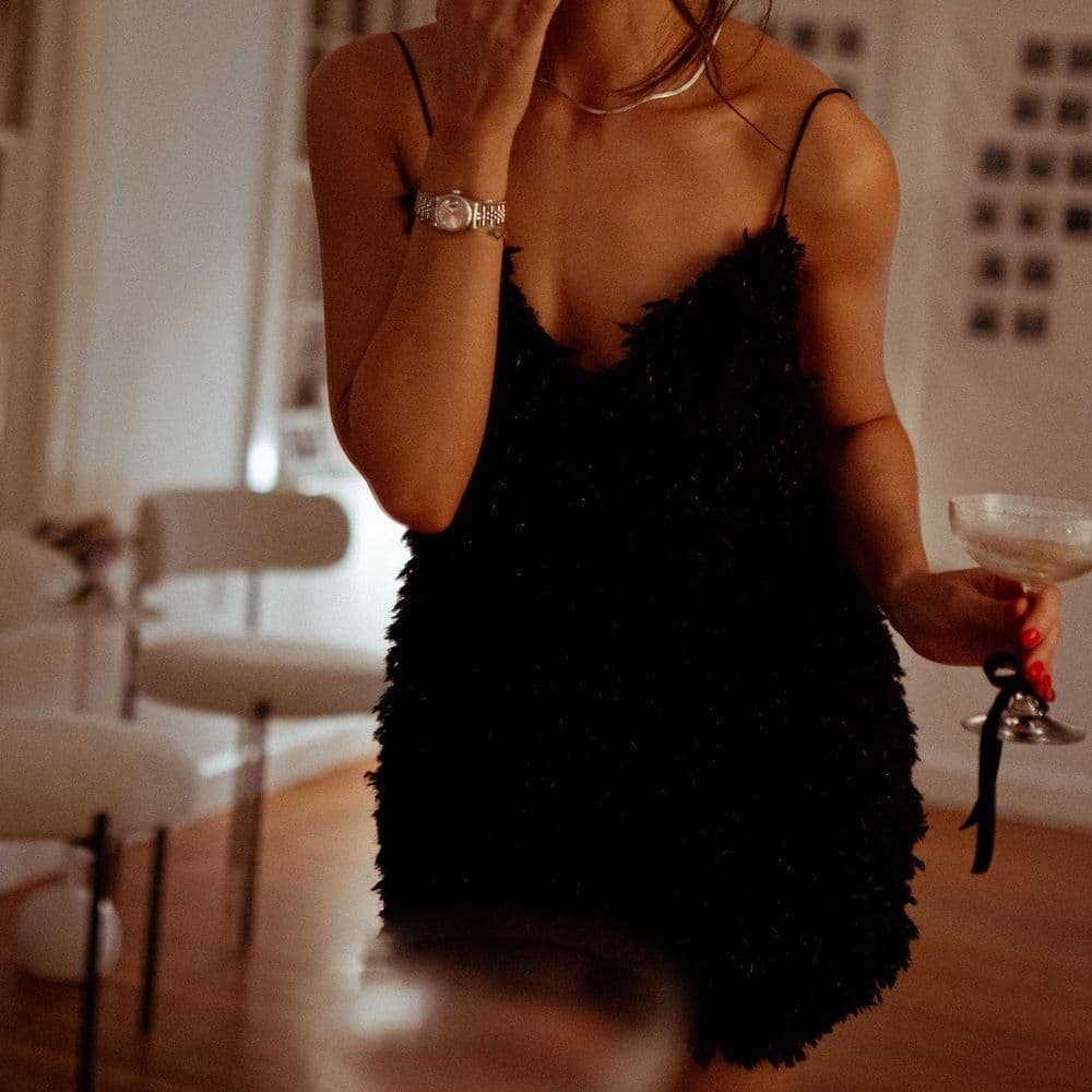 KAMARA MINI FEATHERED DRESS  - Image 5