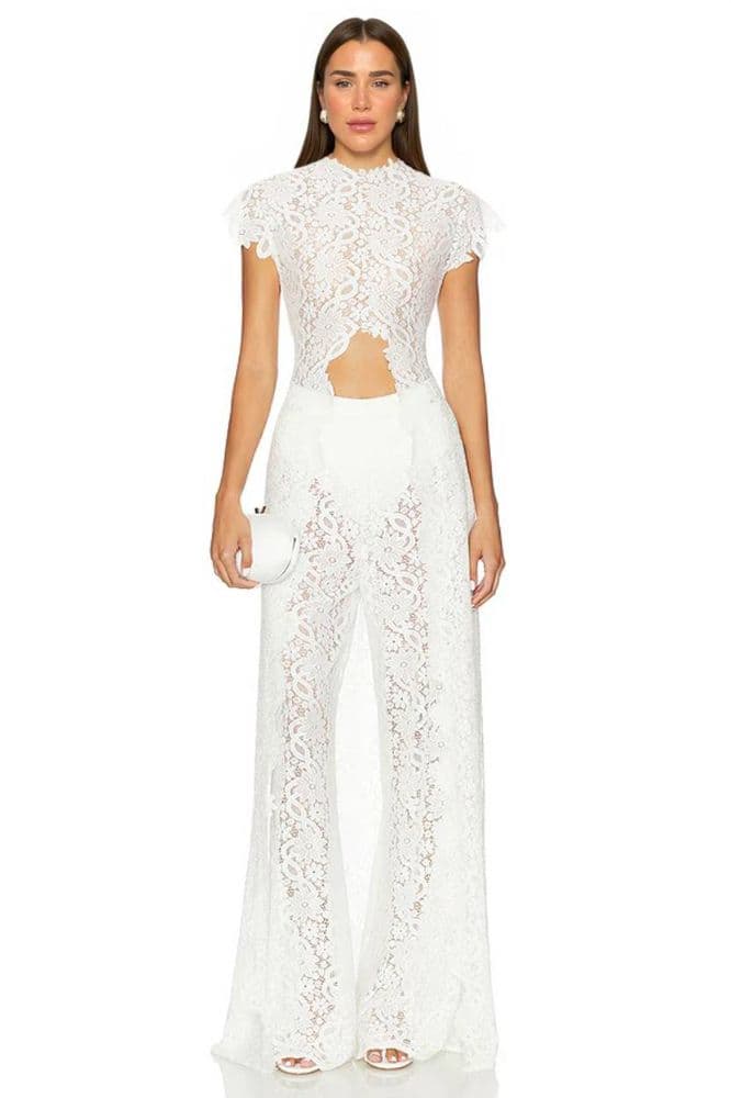 White Lace Matching Set - Image 1
