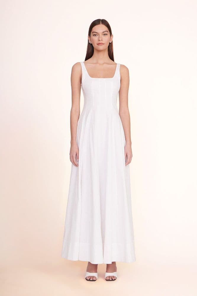 Staud Wells Maxi Dress - White - Image 1