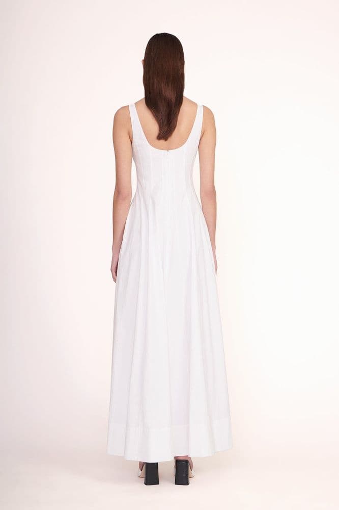 Staud Wells Maxi Dress - White - Image 2