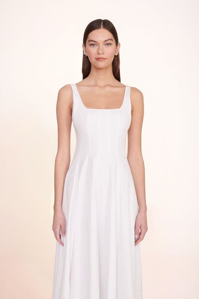 Staud Wells Maxi Dress - White - Image 4