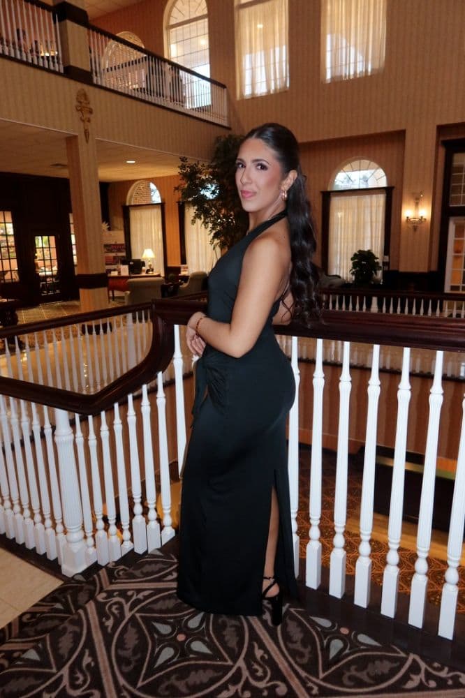 Superdown- Chloe Halter Maxi Dress - Image 1