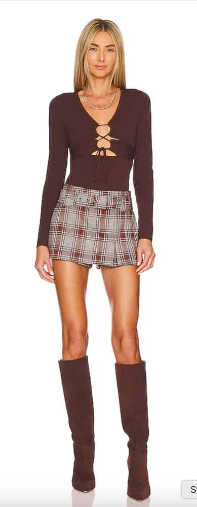 Free People Sage Mini Skort - Image 4