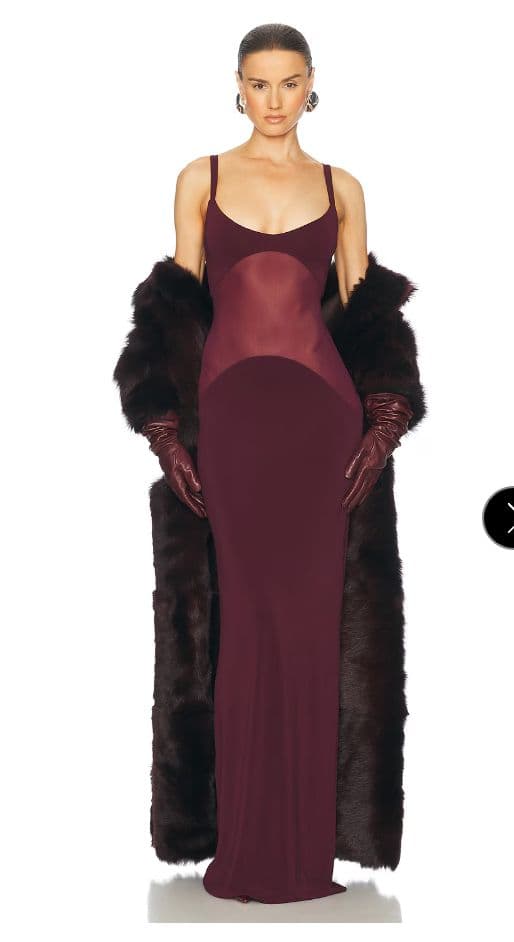 Helsa Sheer Knit Curve Maxi Dress REVOLVE - Image 3