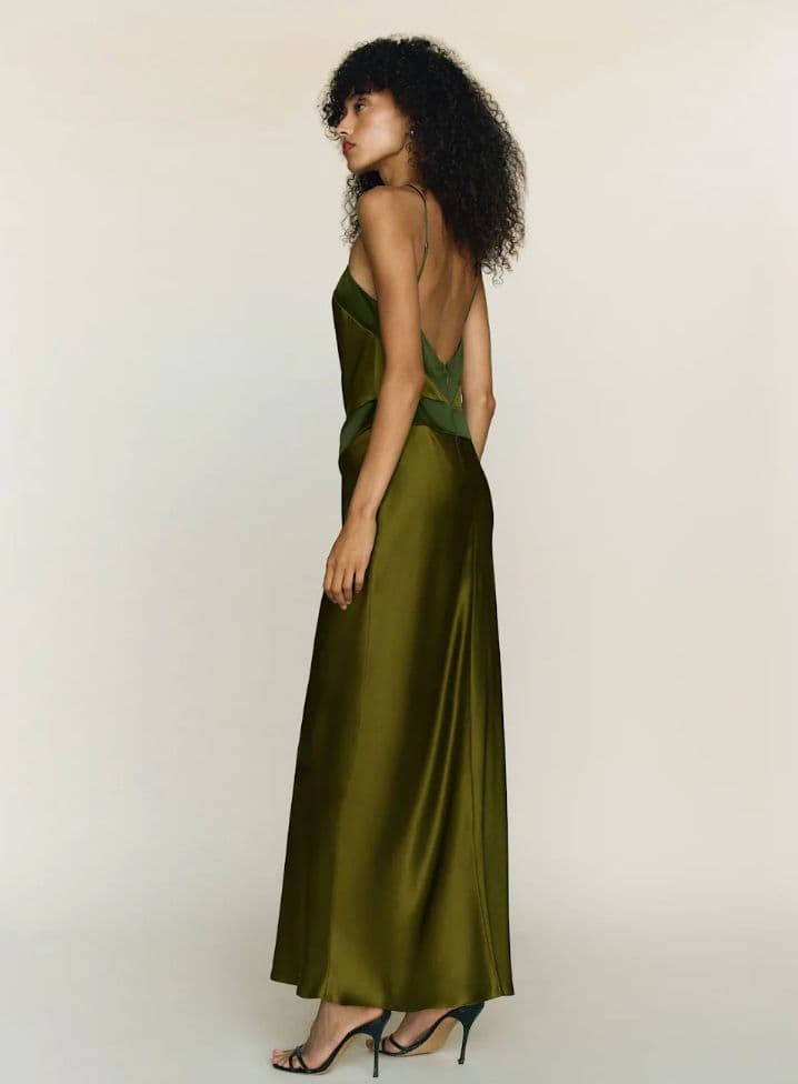 Reformation Jillian Silk Dress - Image 2