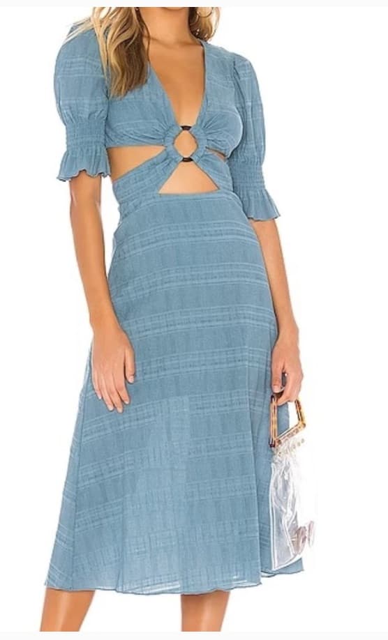 Blue Tularosa Cutout Dress - Image 1